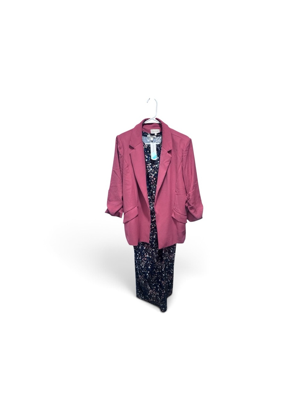 nine britton Rose Pink Tailored Blazer + Dress